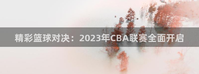 球友直播ios：精彩篮球对决：2023年CBA联赛全面开启